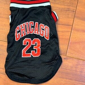 Chicago 23 Black and Red Dog Jersey